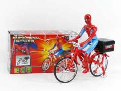 B/O Spider Bicycle W/L_M(2C) toys
