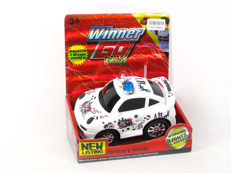 B/O universal Dance Police Car W/L_M(2C) toys