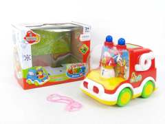 B/O Fire Engines Car W/L_M(2C) toys