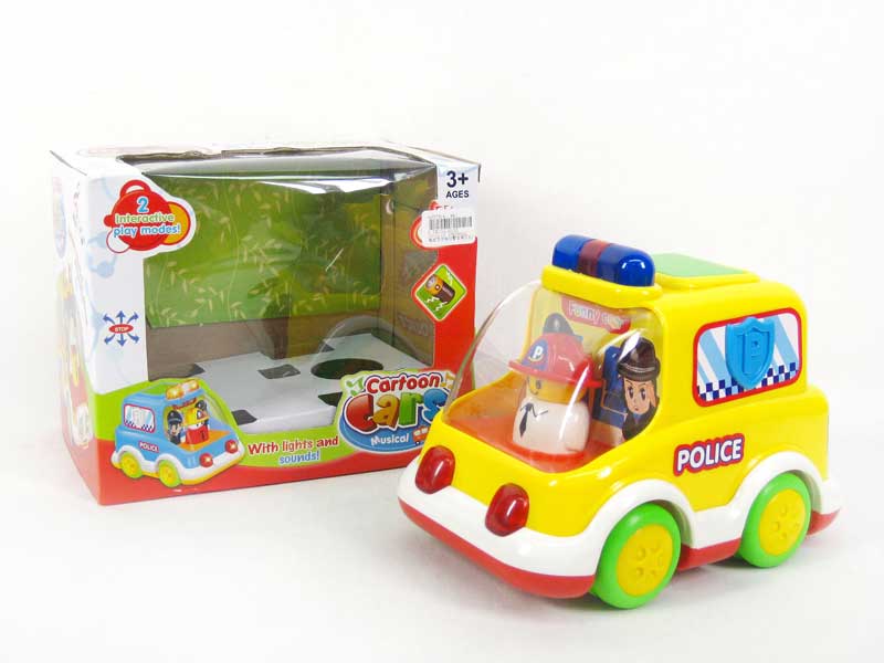 B/O Police Car W/L_M(2C) toys
