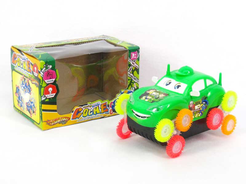 B/O Tumbling Car W/L_M toys