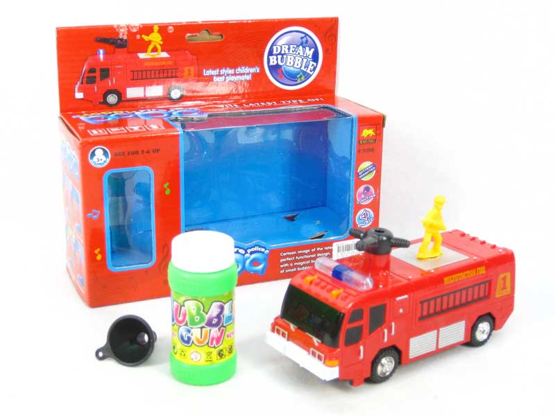 B/O Bubbles Fire Truck toys
