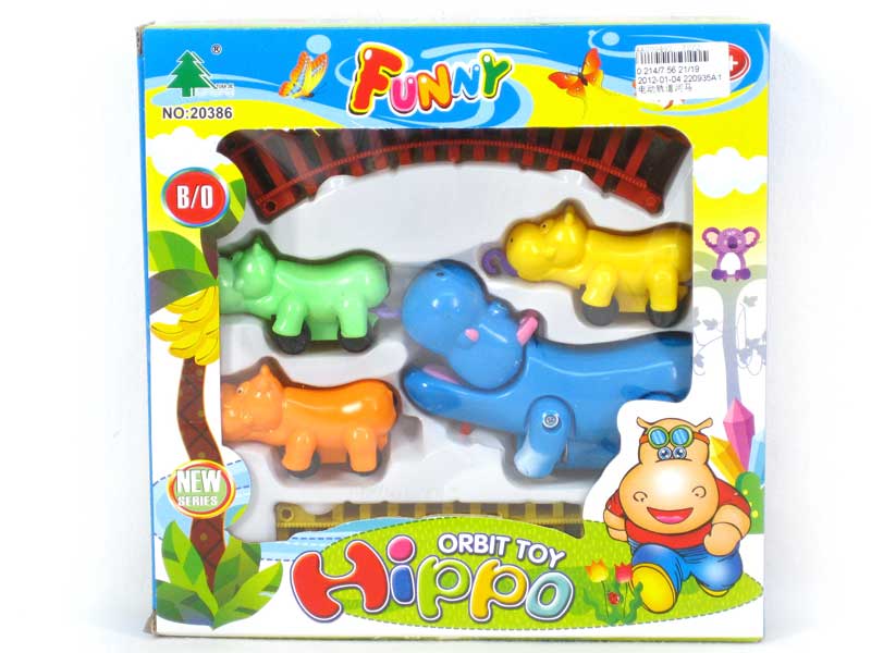 B/O Orbit Hippo toys