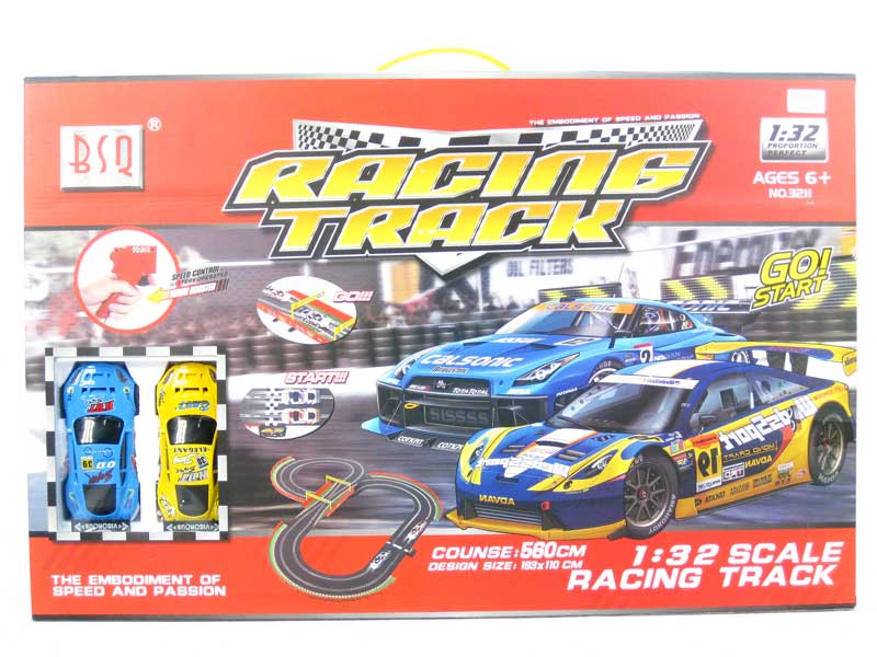 1:32 B/O Orbit Racing Car W/L toys