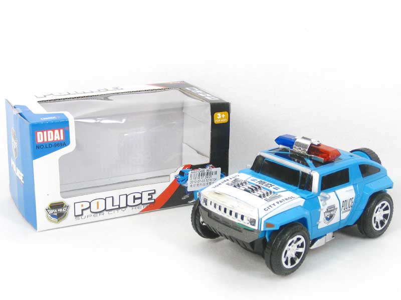 B/O Transforms Police Car(2C) toys