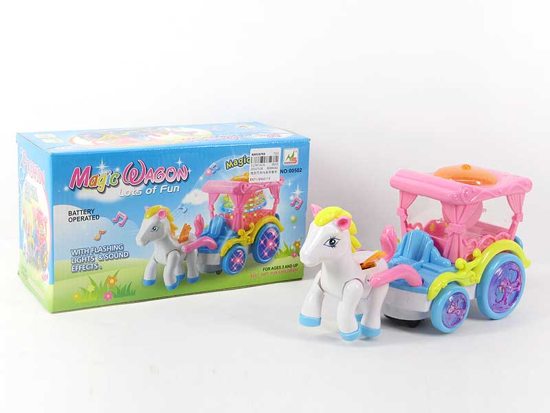 B/O Carriage W/M toys