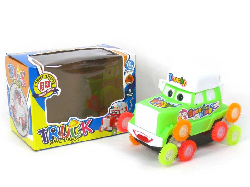 B/O Tumbling Car W/L_M(2C) toys