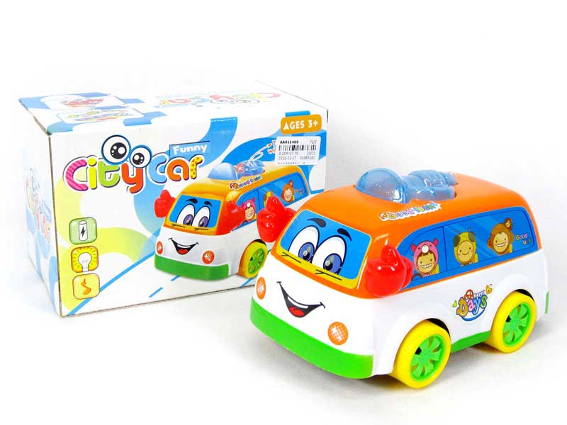 B/O Bus W/L(2C) toys
