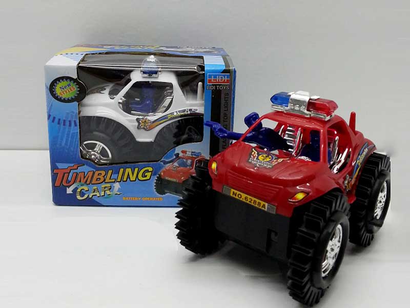 B/O Tumbling Police Car(2C) toys