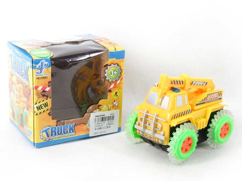 B/O Tumbling Construction Truck toys