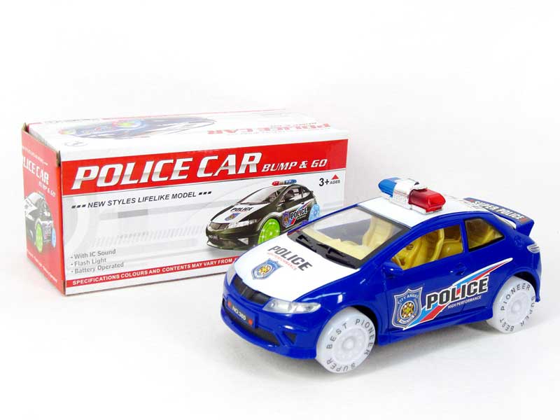B/O Police Car W/L_S toys