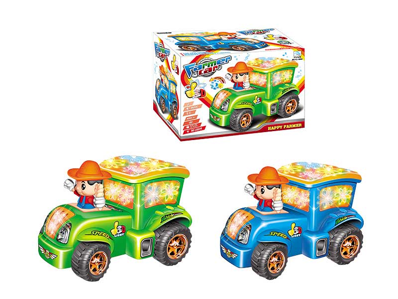 B/O Campesino Truck W/L_M(2C) toys