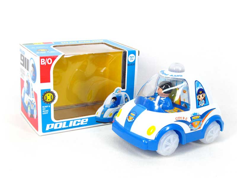B/O Police Car W/L toys