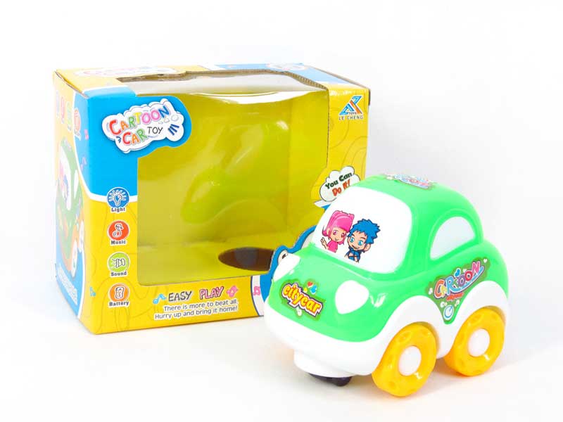 B/O universal Cartoon Car W/L toys