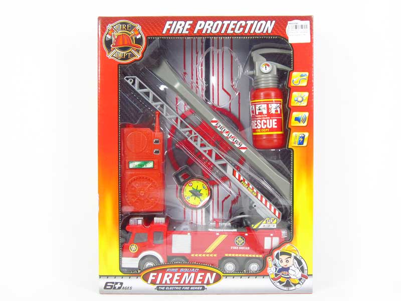 B/O Fire Engine Set W/L_S toys