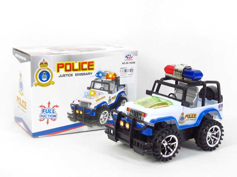 B/O universal Cross-country Police Car W/Song toys