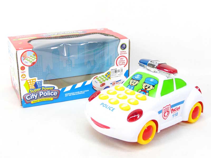 B/O universal Police Car W/L toys