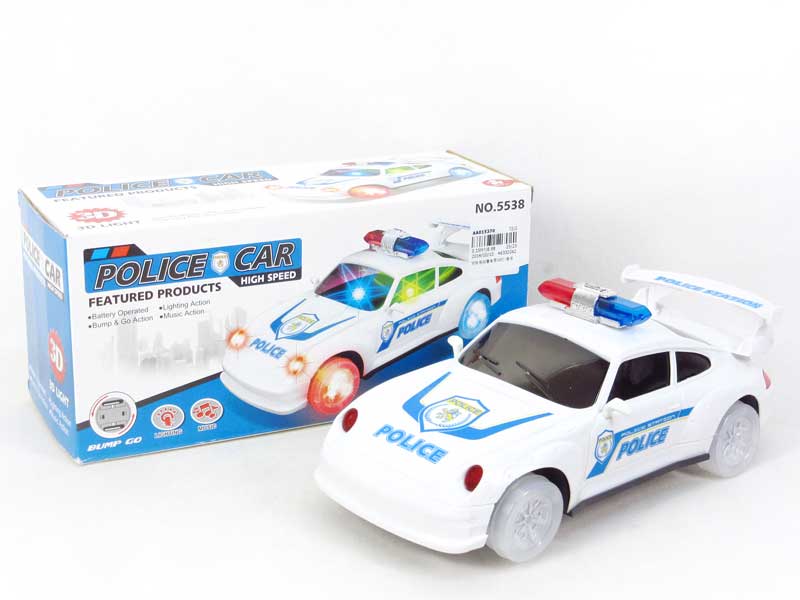 B/O Police Car W/L_M toys
