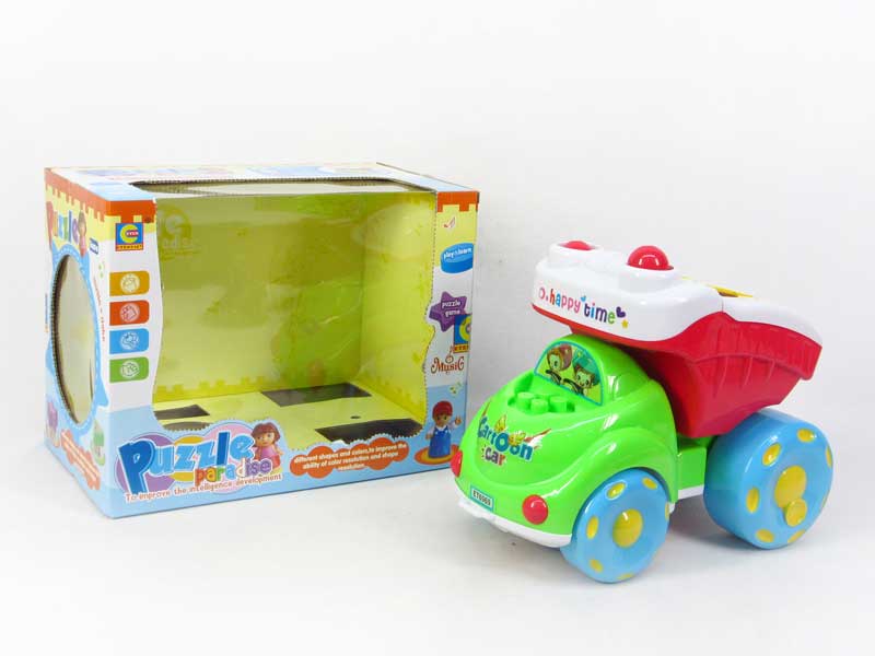 B/O Block Car W/M(4S) toys