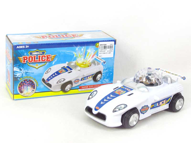 B/O universal Police Car W/L_S toys