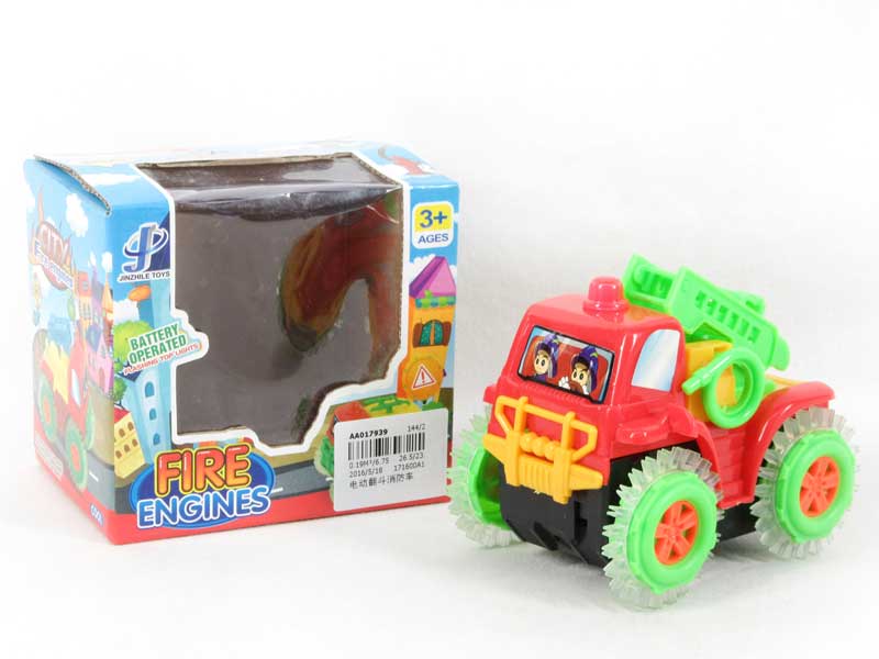 B/O Tumbling Fire Engine toys