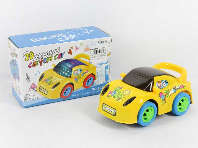 B/O universal Cartoon Car W/L toys