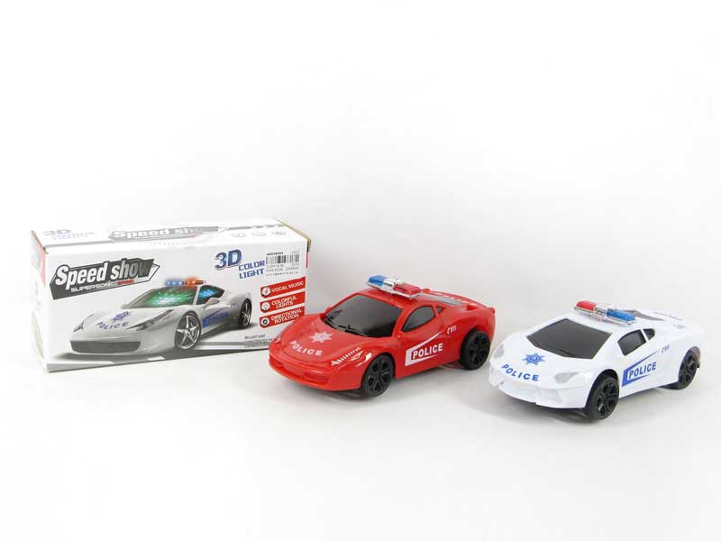 B/O universal Police Car W/L_M(2S) toys