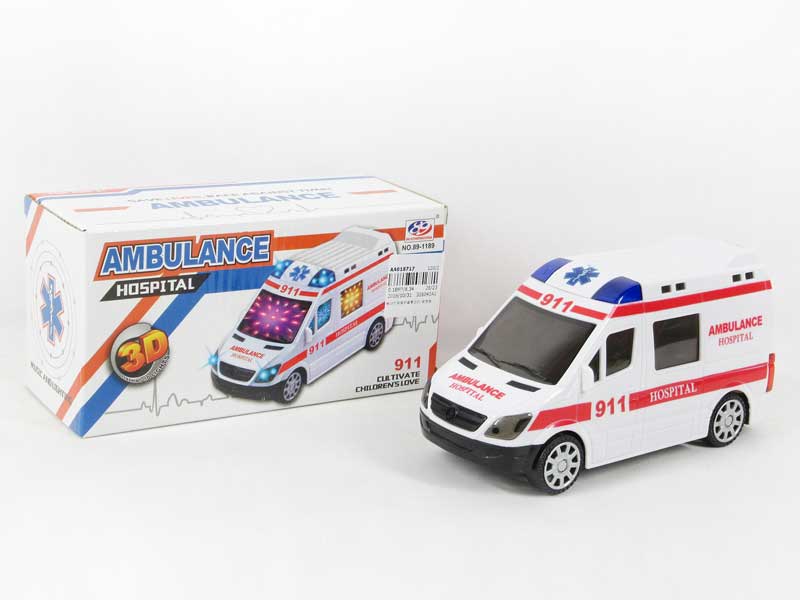 B/O Ambulance Car W/L_Song toys
