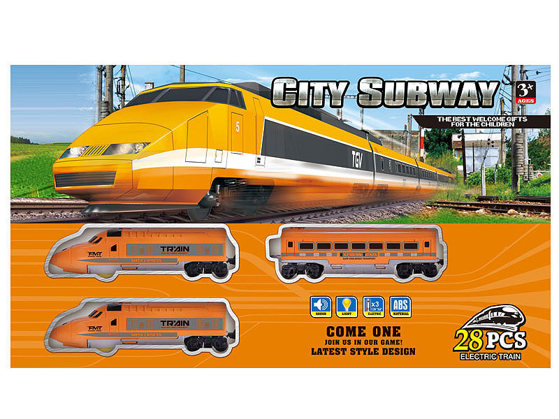 B/O Super Train W/L_M toys