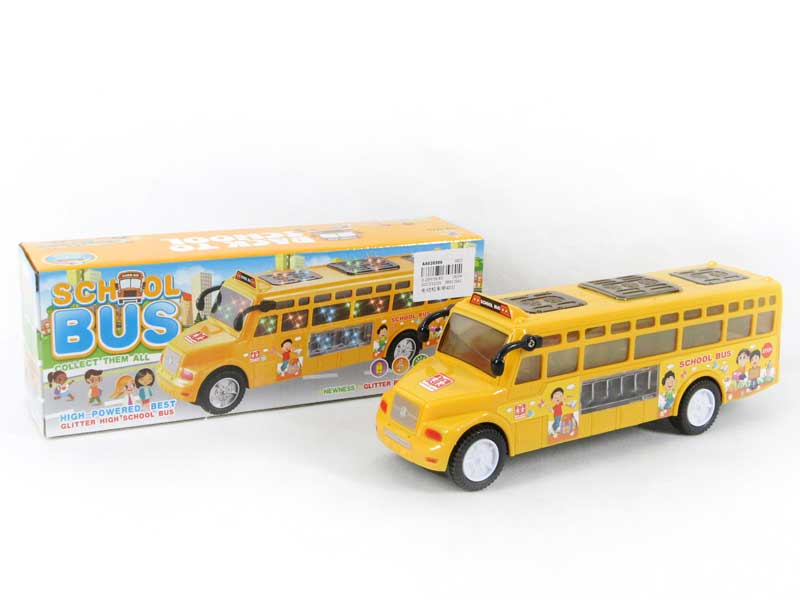 B/O Schoolbus W/L toys