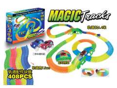 Luminous B/O Rail Car Set toys