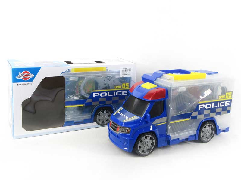 B/O Police Car Set W/S toys