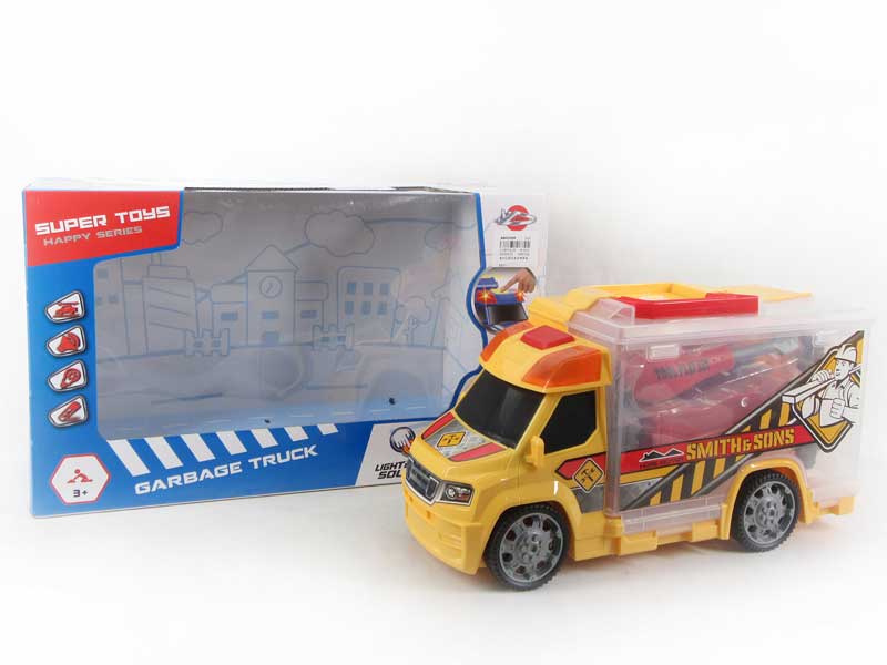 B/O Construction Truck Set W/S toys