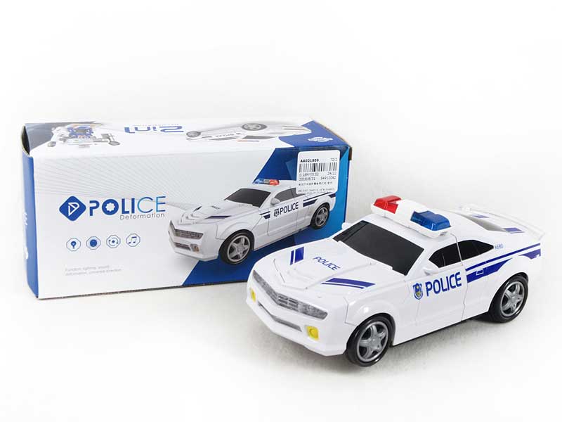 B/O Transforms Police Car W/L_M toys