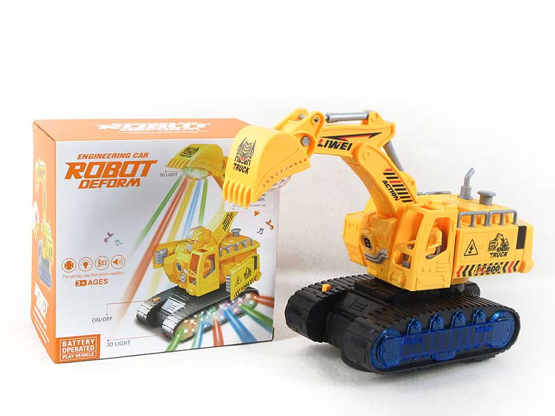 B/O Transforms Construction Truck toys