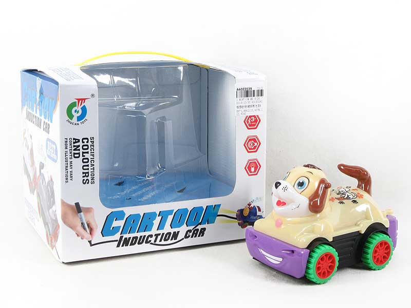 B/O Intelligent  Line Cartoon Car W/L_M toys