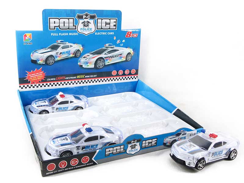 B/O Police Car W/L(8in1) toys
