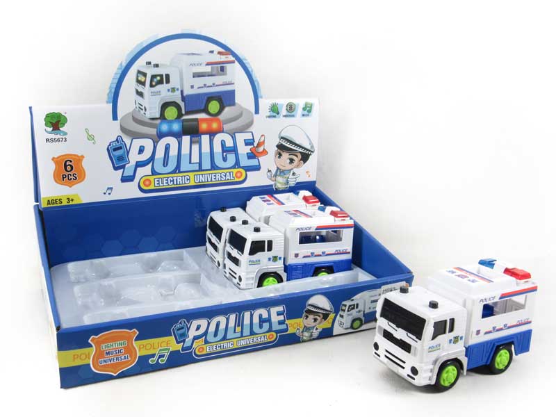 B/O universal Police Car(6in1) toys