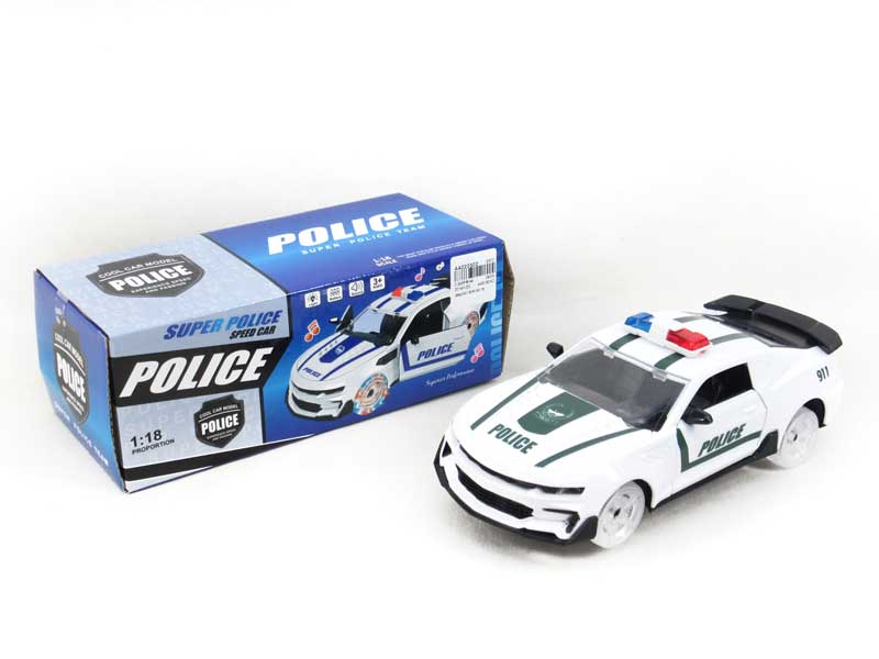 B/O universal Police Car W/L_M(2C) toys