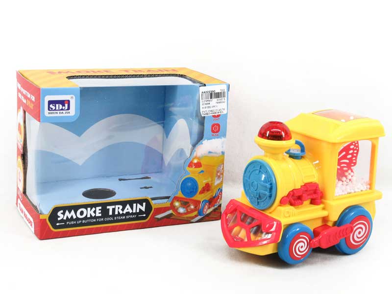 B/O Smoke Train W/L toys