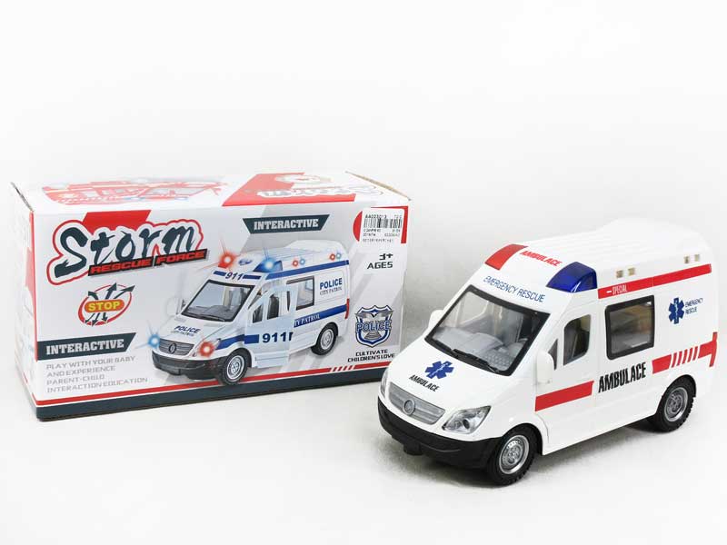 B/O Ambulance Car W/L_M toys