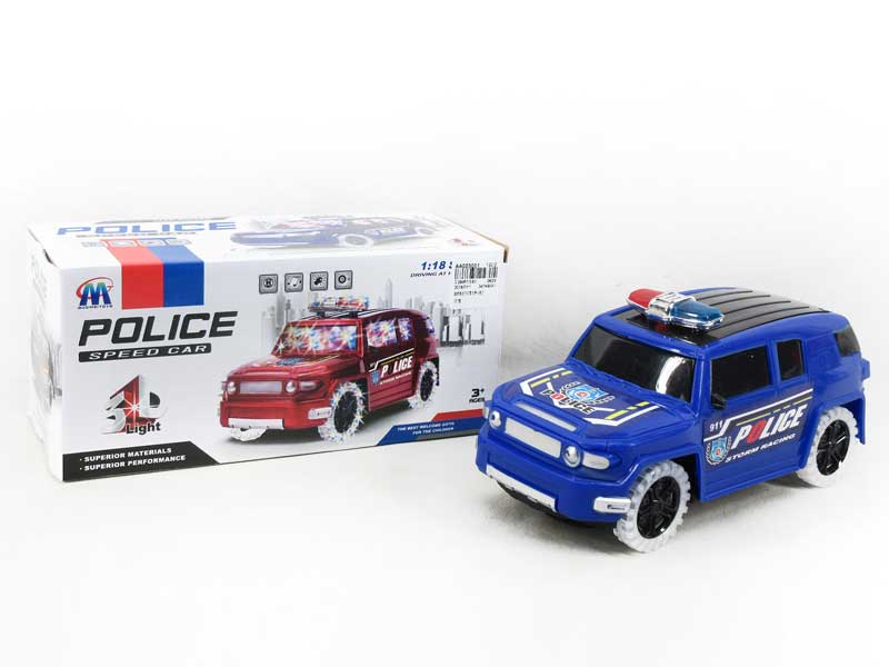 B/O universal Police Car W/L toys