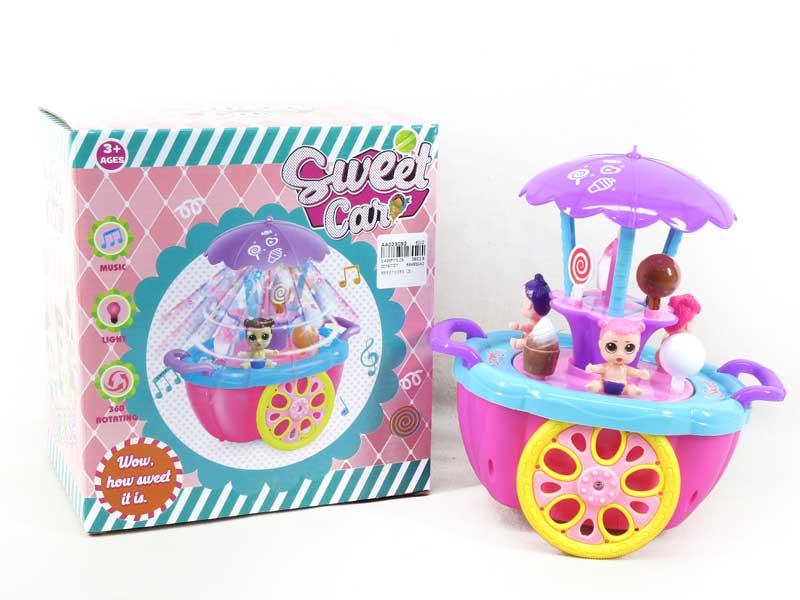 B/O universal Ice Cream Cart(2C) toys