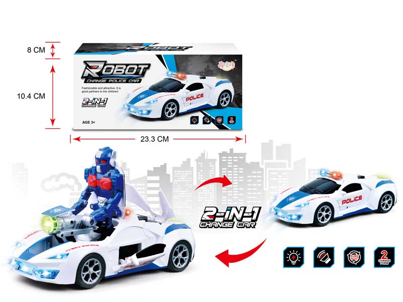 B/O Transforms Police Car toys