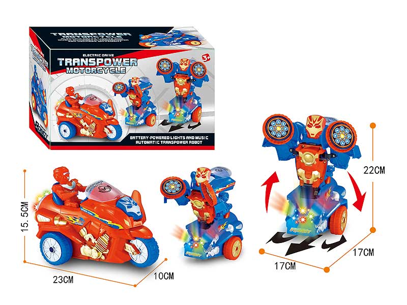 B/O universal Transmutation Motorcycle W/L_M(2C) toys