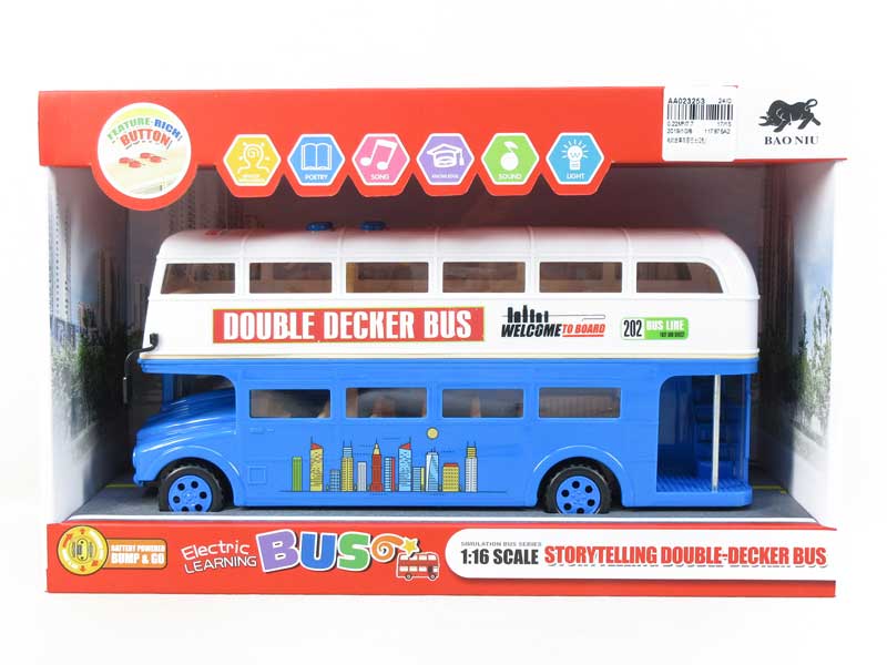 B/O Story Double-decker Bus(2C) toys