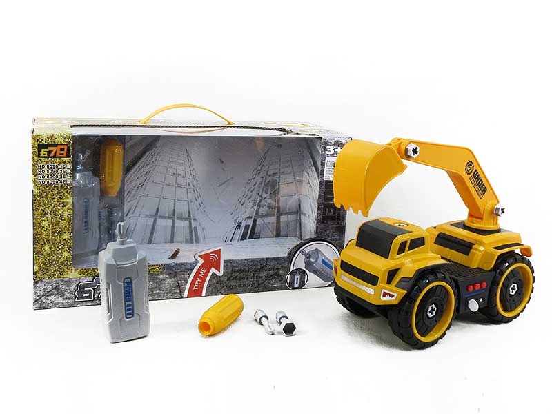 B/O Diy Construction Truck W/L_S toys