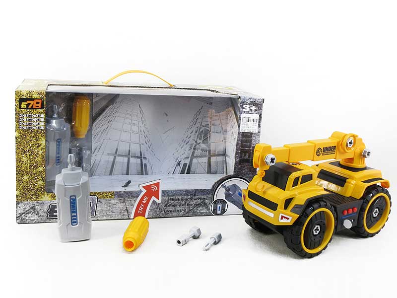 B/O Diy Construction Truck W/L_S toys