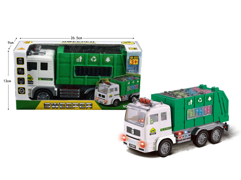 B/O Sanitation Truck W/L_M toys