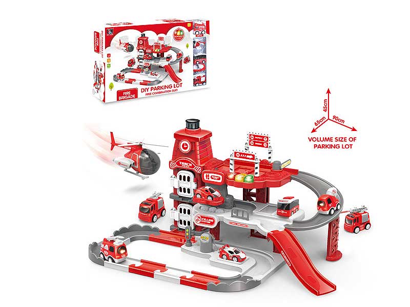 B/O Orbit Fire Engine Set W/L_M(2S) toys